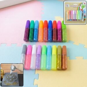 Glitter Glue Pen Set – Vibrant Colors for Creative Projects