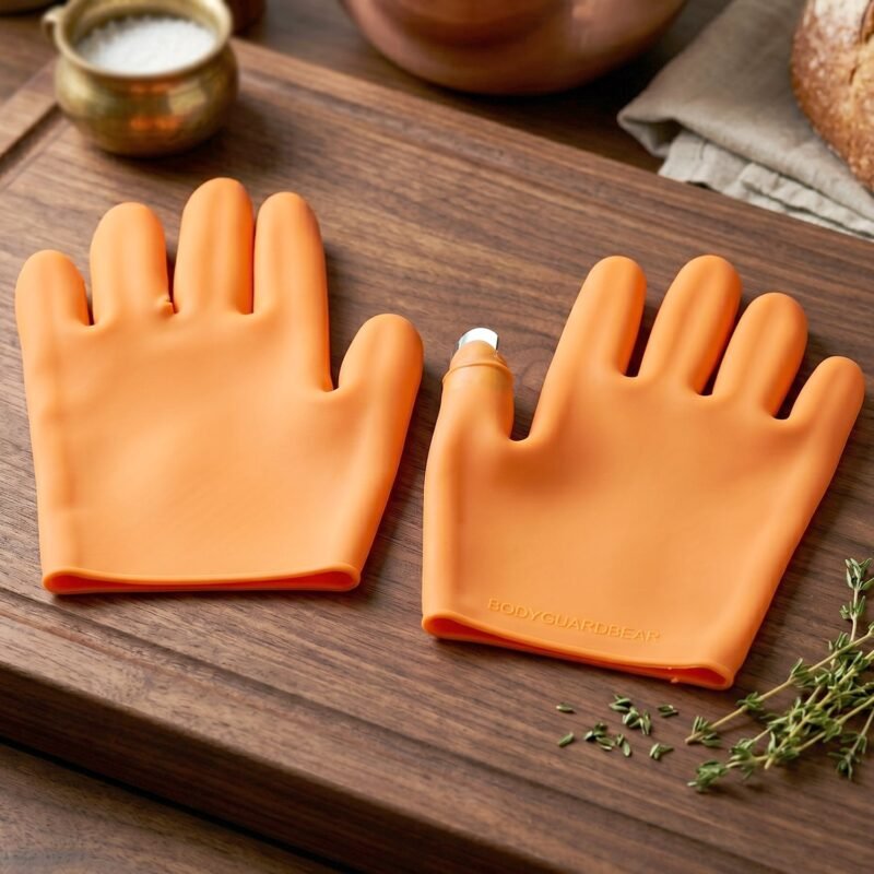Silicone Gloves � Hand Protection with Built-in Finger Guard