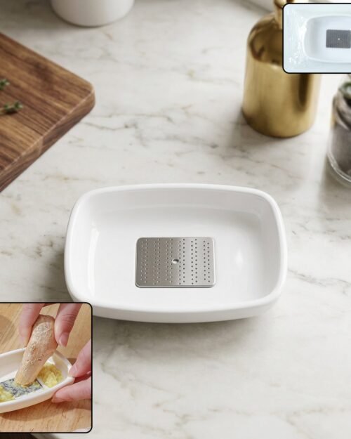 Multipurpose Garlic Ginger Grinding Plate – Manual Stainless Steel Tool