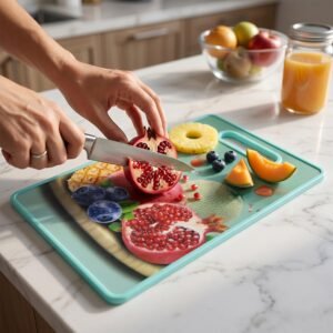Multipurpose Anti-Slip Cutting Board � Safe & Easy Food Prep