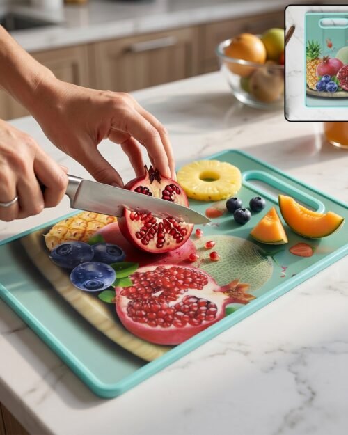 Multipurpose Anti-Slip Cutting Board � Safe & Easy Food Prep