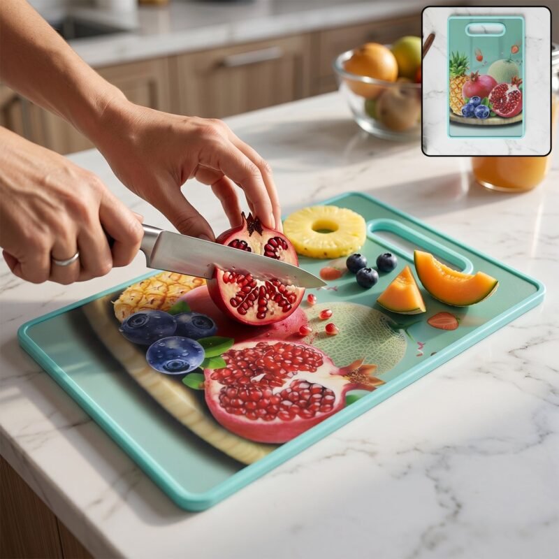 Multipurpose Anti-Slip Cutting Board � Safe & Easy Food Prep