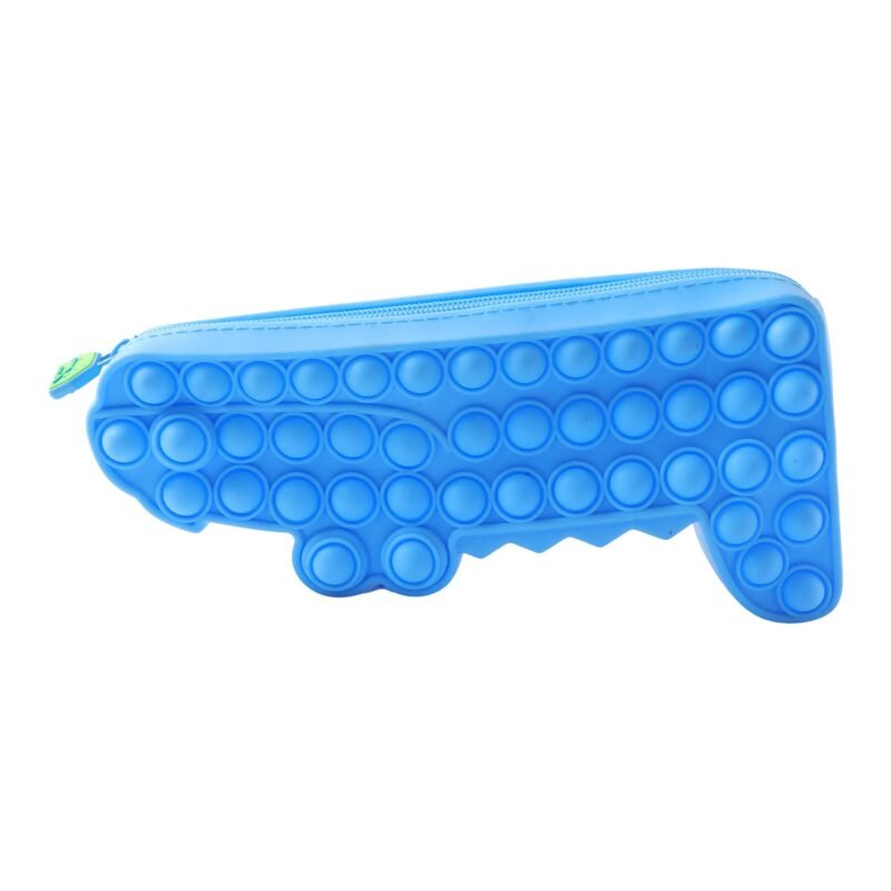 GunSiliconePopitPouch-04.jpg Pop It Crocodile Pencil Pouch – Stress-Relief Silicone & Spacious Design