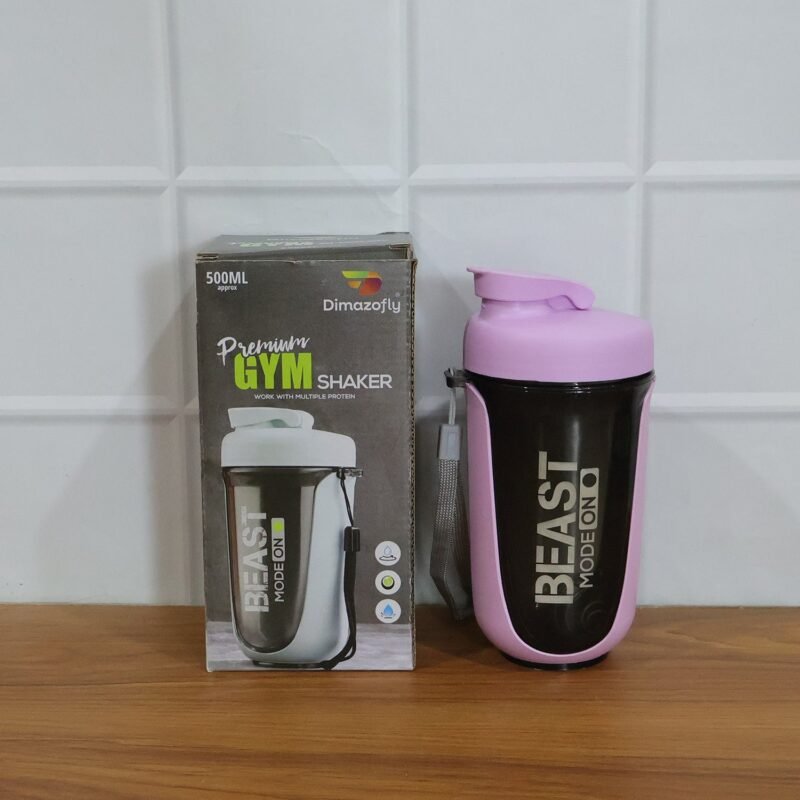 GymShakerBottle-live.jpg Gym Shaker Bottle – Leak Proof, 500ml for Protein & Hydration