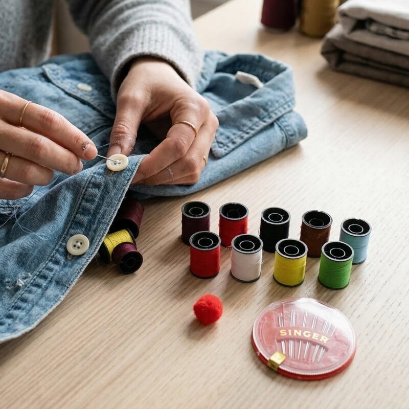 Portable Sewing Kit – Compact & Ideal for Quick Repairs