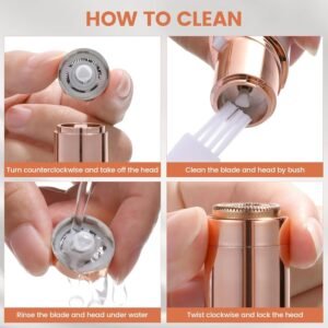 Facial Hair Remover for Women – Rechargeable & Painless Grooming