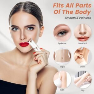Facial Hair Remover for Women – Rechargeable & Painless Grooming