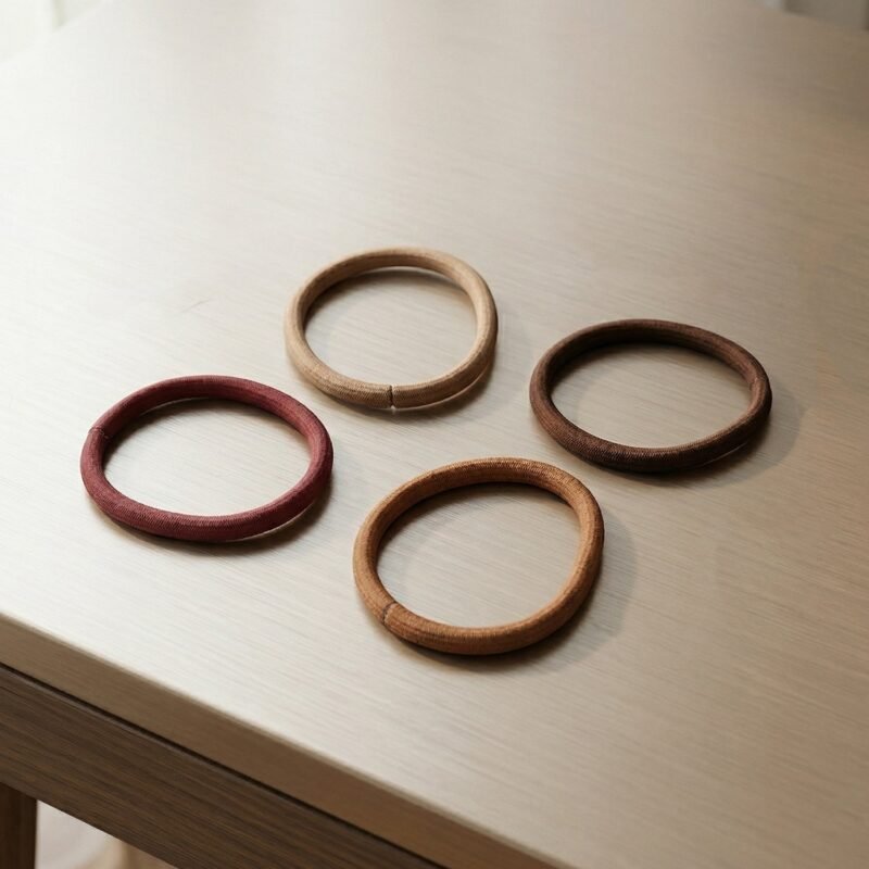 Elastic Hair Bands – Gentle, Strong Grip for Stylish Hair