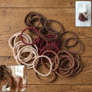 Elastic Hair Bands – Gentle, Strong Grip for Stylish Hair
