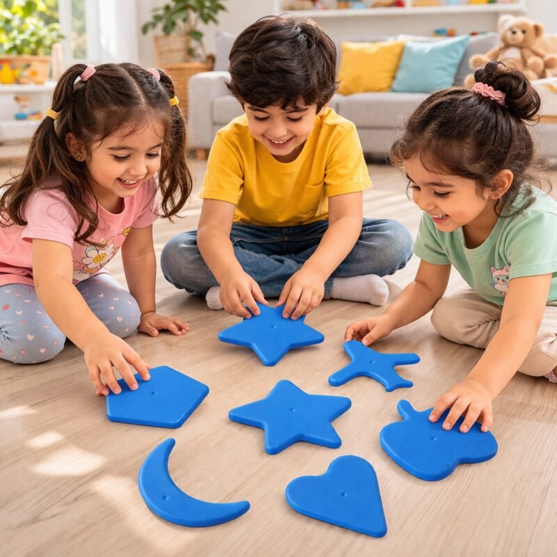 Haircut-Design-Strencil-Set-WOSKU-02.jpg Kids Learning Shape Puzzle Toy � 6 Piece Educational Blocks for Toddlers