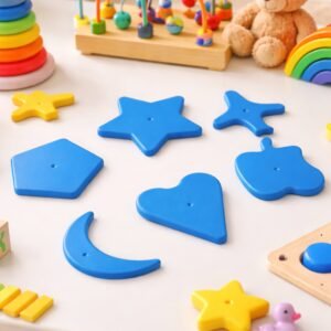 Haircut-Design-Strencil-Set-WOSKU-03.jpg Kids Learning Shape Puzzle Toy � 6 Piece Educational Blocks for Toddlers