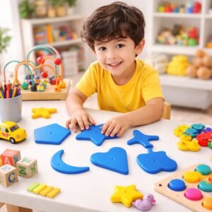 Haircut-Design-Strencil-Set-WOSKU-04.jpg Kids Learning Shape Puzzle Toy � 6 Piece Educational Blocks for Toddlers
