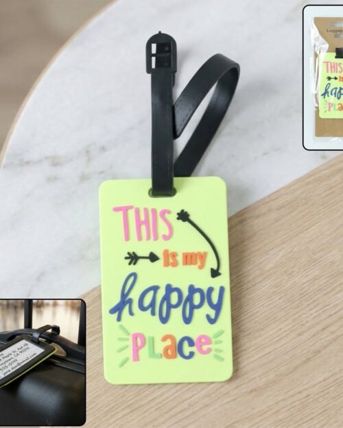 Luggage Tag – Bright & Colorful Travel Identification for Suitcases