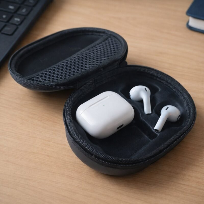 HeadphonesCarryingCase-02.jpg Wireless Earbuds Travel Case – Compact & Hard Shell Protection