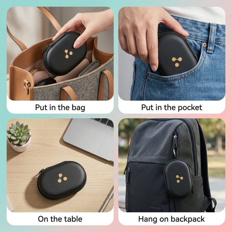 HeadphonesCarryingCase-03.jpg Wireless Earbuds Travel Case – Compact & Hard Shell Protection