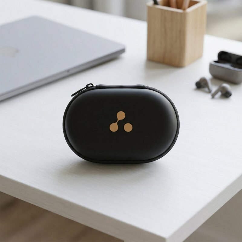 HeadphonesCarryingCase-05.jpg Wireless Earbuds Travel Case – Compact & Hard Shell Protection