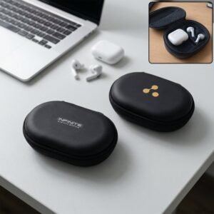 HeadphonesCarryingCase-WOSKU-01.jpg Wireless Earbuds Travel Case – Compact & Hard Shell Protection