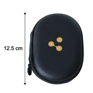HeadphonesCarryingCase-size.jpg Wireless Earbuds Travel Case – Compact & Hard Shell Protection