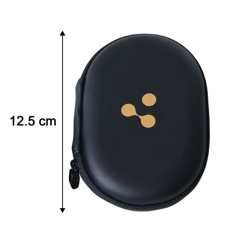 HeadphonesCarryingCase-size.jpg Wireless Earbuds Travel Case – Compact & Hard Shell Protection