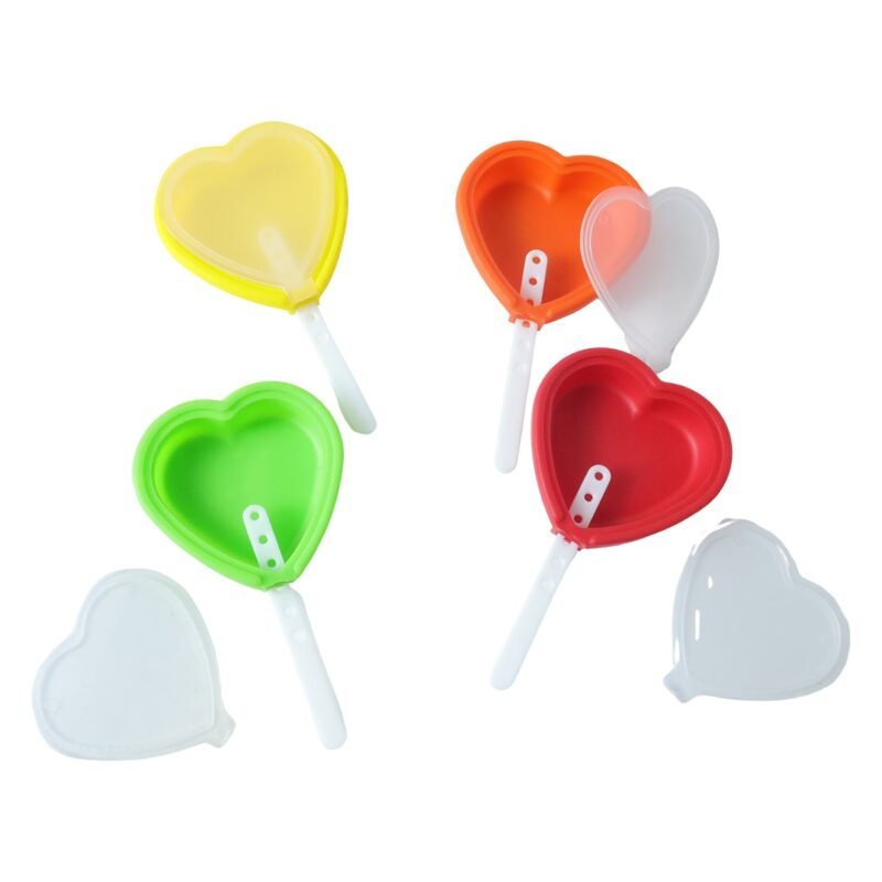 Heart Shape Silicone Popsicle Mold – Reusable & Fun Frozen Treats