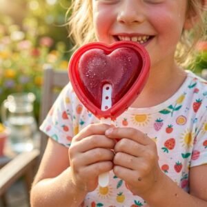 Heart Shape Silicone Popsicle Mold – Reusable & Fun Frozen Treats