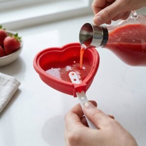 Heart Shape Silicone Popsicle Mold – Reusable & Fun Frozen Treats