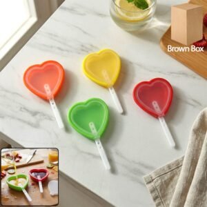 Heart Shape Silicone Popsicle Mold – Reusable & Fun Frozen Treats