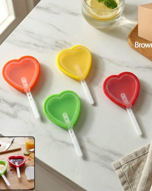 Heart Shape Silicone Popsicle Mold – Reusable & Fun Frozen Treats