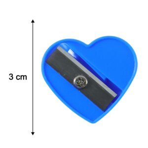 Heart Shape Pencil Sharpener – Colorful & Portable for Kids