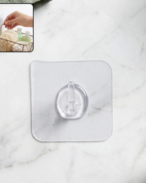 Self-Adhesive Wall Hook � Easy no-drill installation for versatile use