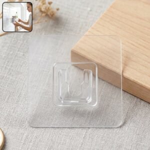 Hook_2_-1_ba2239e0-d120-42a2-be19-b4b6e9b09402.jpg Self-Adhesive Wall Hook – Damage-Free, Strong Grip for Home