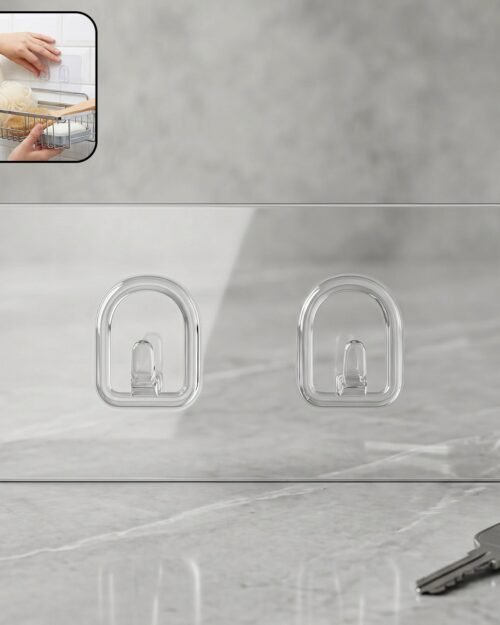 Self-Adhesive Wall Hook � Damage-Free Storage Solution