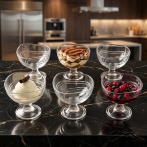 Unbreakable Creamy Dessert Bowls � Elegant, Durable & Crystal Clear