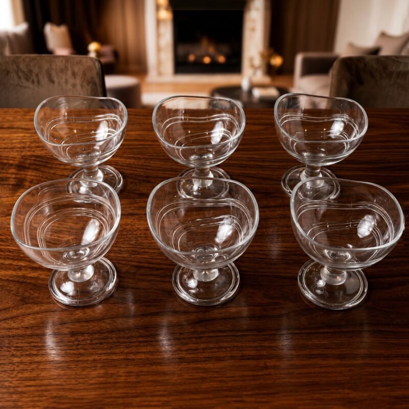 Unbreakable Creamy Dessert Bowls � Elegant, Durable & Crystal Clear