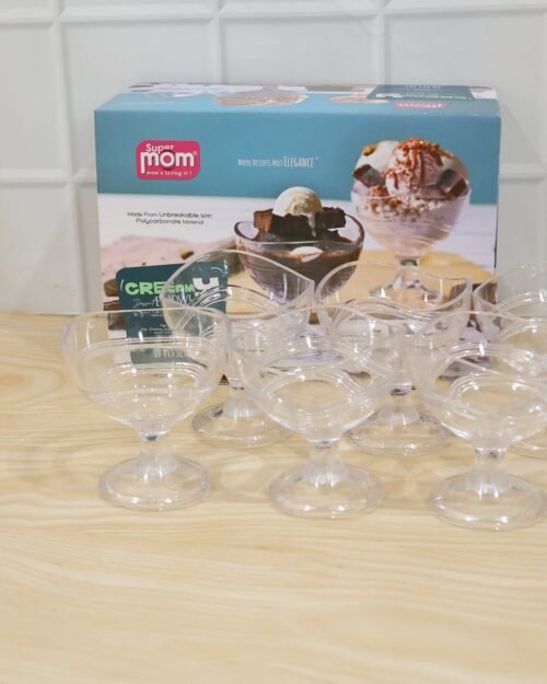 Unbreakable Creamy Dessert Bowls � Elegant, Durable & Crystal Clear