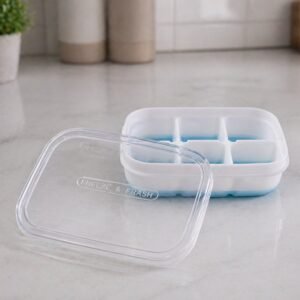 IceCubesMold-02.jpg Mini Plastic 6-Cavity Ice Cube Tray � Space-Saving & Reusable