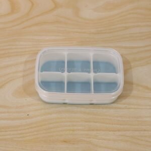 IceCubesMold-live.jpg Mini Plastic 6-Cavity Ice Cube Tray � Space-Saving & Reusable