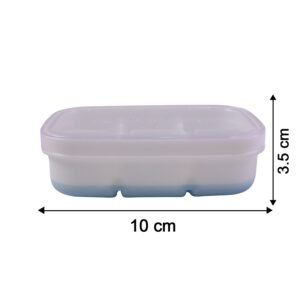 IceCubesMold-size.jpg Mini Plastic 6-Cavity Ice Cube Tray � Space-Saving & Reusable