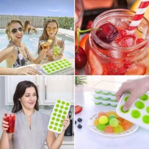 Plastic Ice Cube Tray – Multipurpose with Lid for Easy Freezing