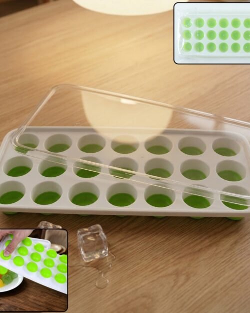 Plastic Ice Cube Tray – Multipurpose with Lid for Easy Freezing