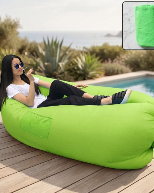 Inflatable Lounger � Portable Outdoor & Travel Recliner