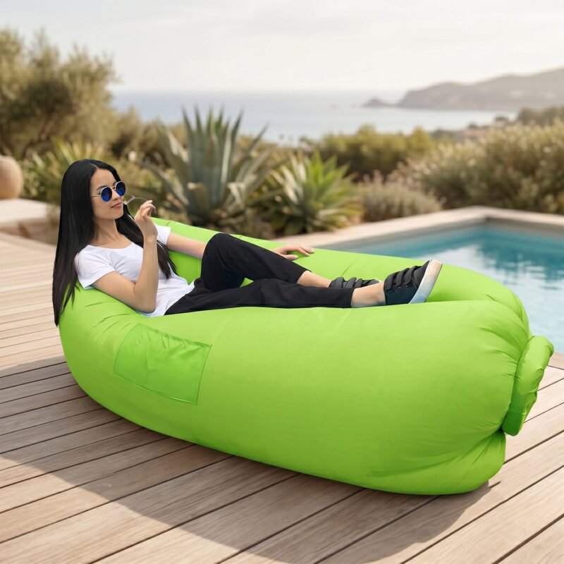 Inflatable Lounger � Portable Outdoor & Travel Recliner