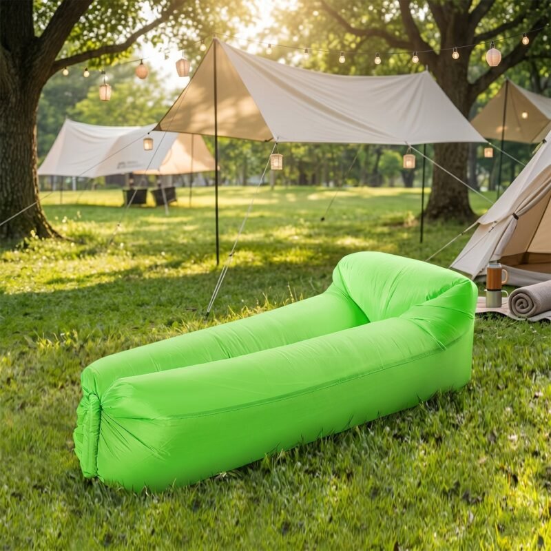 Inflatable Lounger � Portable & Comfortable for Indoor & Outdoor Use