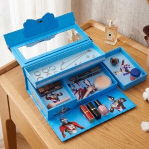 Multipurpose Folding Makeup and Jewelry Storage Box � Compact & Portable