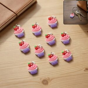 KeyChainAccessoriesIcecream-WOSKU-01.jpg Cute Cupcake Keychain – Fun & Charming Bag Ornament