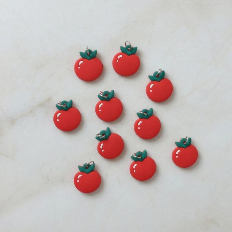 KeyChainAccessoriesTomato-05.jpg Red Apple Keychain – Cute & Versatile Bag Charm for Gifts