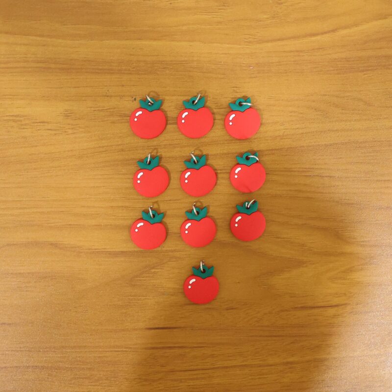 KeyChainAccessoriesTomato-live.jpg Red Apple Keychain – Cute & Versatile Bag Charm for Gifts