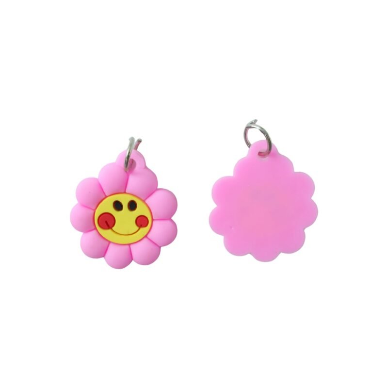 Keychain for Kids | Cute Floral Smileys & Long-lasting Durability