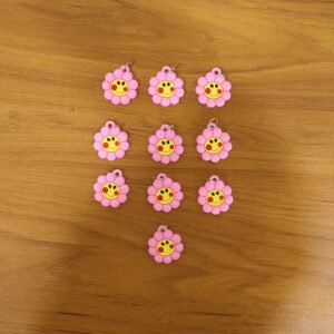 Keychain for Kids | Cute Floral Smileys & Long-lasting Durability