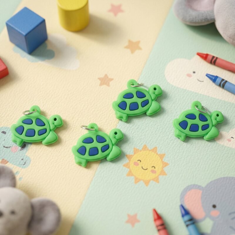 KeyChainAccessoriesturtle-02.jpg Turtle Keychain Set – Fun & Vibrant Animal Accessories